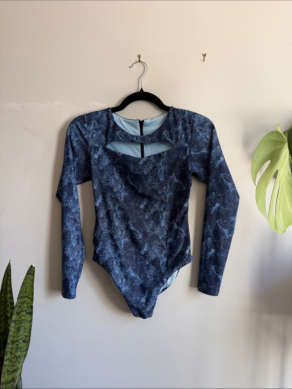 Long-Sleeve One-Piece Swimsuit